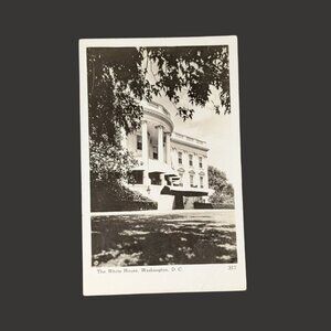10/$25 Vintage Postmarked 1947 The White House Real Photo Postcard RPPC